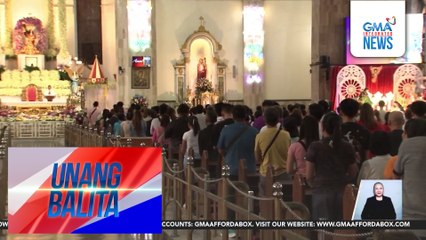 Mga deboto, nag-alay ng dasal at dumalo sa New Year's Eve mass sa Quiapo Church | Unang Balita