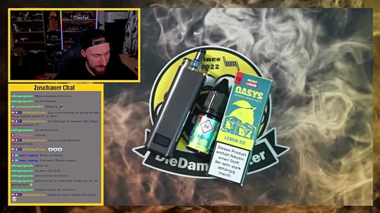 Revoltage Oasys Lemon Ice Liquid Geschmackstest