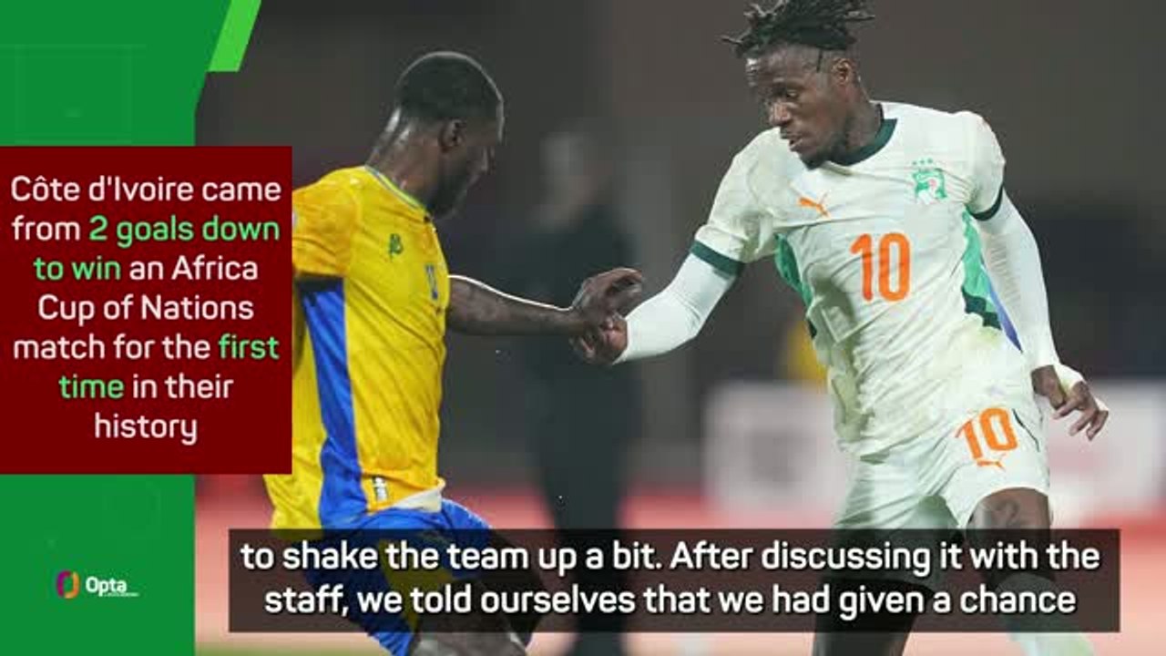 Patience pays for off for Ivory Coast coach Fae with comeback win over Gabon