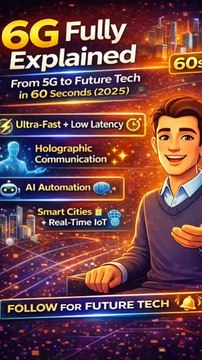 6G explained 6G vs 5G future of 6G wireless technology next gen internet AI technology holographic communication smart cities future tech explained 5G vs 6G comparison technology education internet of the future