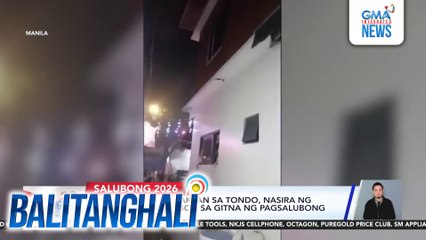 Ilang bahay at sasakyan sa Tondo, nasira ng malakas na pagsabog sa gitna ng pagsalubong sa Bagong Taon | Balitanghali