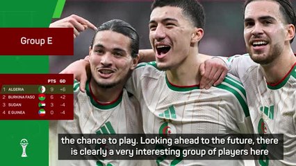Petkovic happy to give Algerian youngsters chance in win over Equitorial Guinea