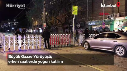Büyük Gazze Yürüyüşü; erken saatlerde yoğun katılım