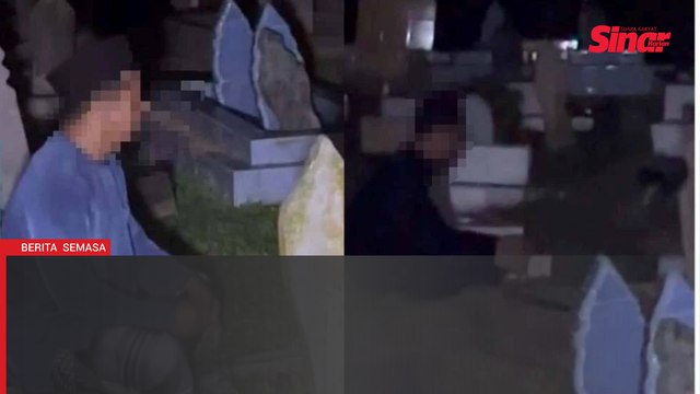 Sekumpulan lelaki berzikir di kubur tengah malam cetus kebimbangan penduduk
