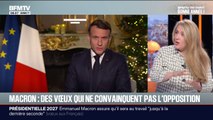 Les vœux d'Emmanuel Macron pour 2026 critiqués par les oppositions