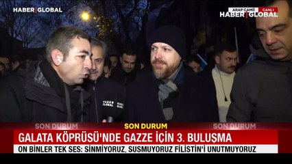 Bilal Erdoğan'dan Galata'daki Gazze'ye destek yürüyüşüyle ilgili açıklama
