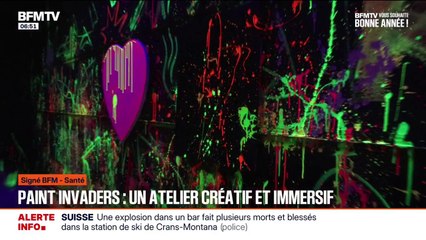 SIGNÉ BFM - Paint Invaders: un nouveau centre d'art immersif au cœur de Paris