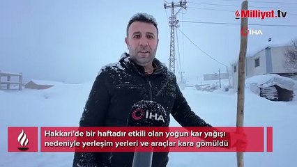 Bir ilçe yok oldu! Evler ve araçlar kara gömüldü: ‘Yolumuzu tünel gibi açıyoruz’