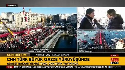 Bakan Tunç CNN TÜRK'te: Batılı ülkeler adaletin değil, zulmün yanında oldu