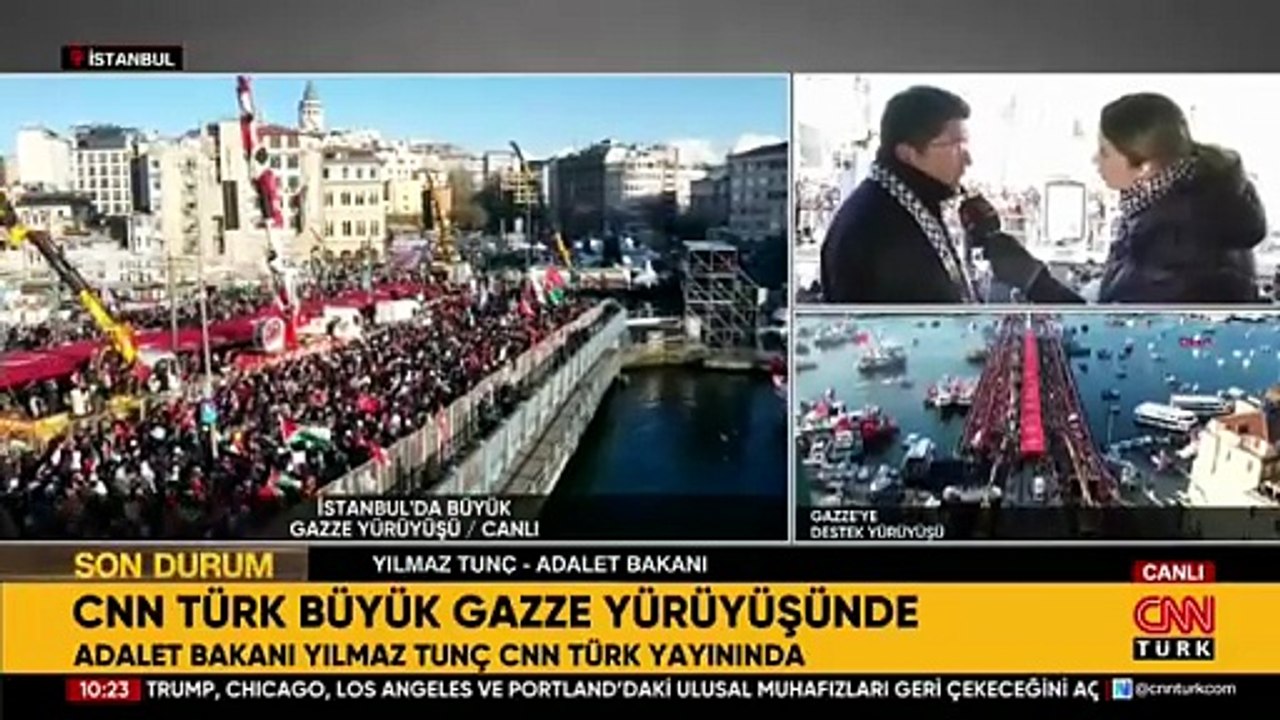 Bakan Tunç CNN TÜRK'te: Batılı ülkeler adaletin değil, zulmün yanında oldu