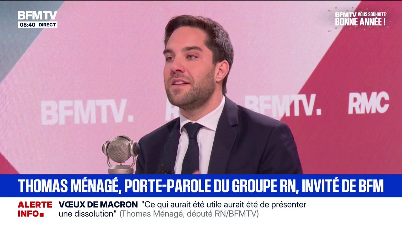 Mercosur: "Il faut qu'il y ait un bras de fer très clair" avec la Commission européenne, estime Thomas Ménagé (RN)