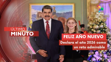 Pdte. Nicolás Maduro ofrece mensaje de fin de año al pueblo venezolano