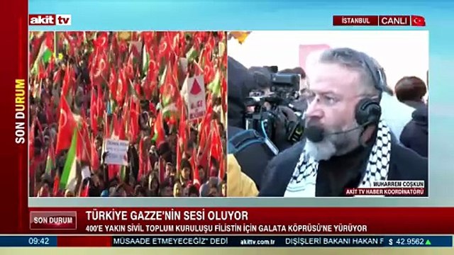 Akit TV Haber Koordinatörü Muharrem Coşkun Filistin'deki son durumu değerlendirdi