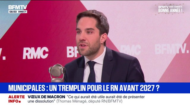 Élection présidentielle: Aujourd'hui, notre candidate, c'est Marine Le Pen , déclare Thomas Ménagé, porte-parole du groupe RN à l'Assemblée nationale