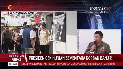 [FULL] BNPB Sebut Ada Warga Terdampak Banjir yang Bangun Huntara Mandiri