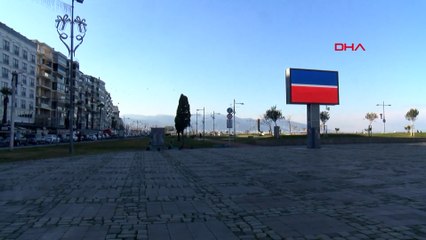 Yeni yılın ilk gününde İzmir'de sessizlik