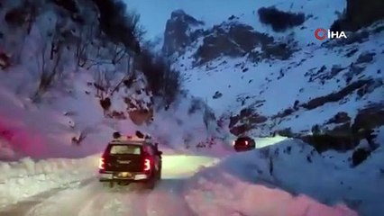 Artvin’de çığ bölgesinde arama kurtarma çalışmaları ikinci günde yeniden başladı