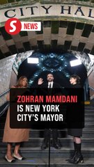Zohran Mamdani sworn in as New York City's mayor