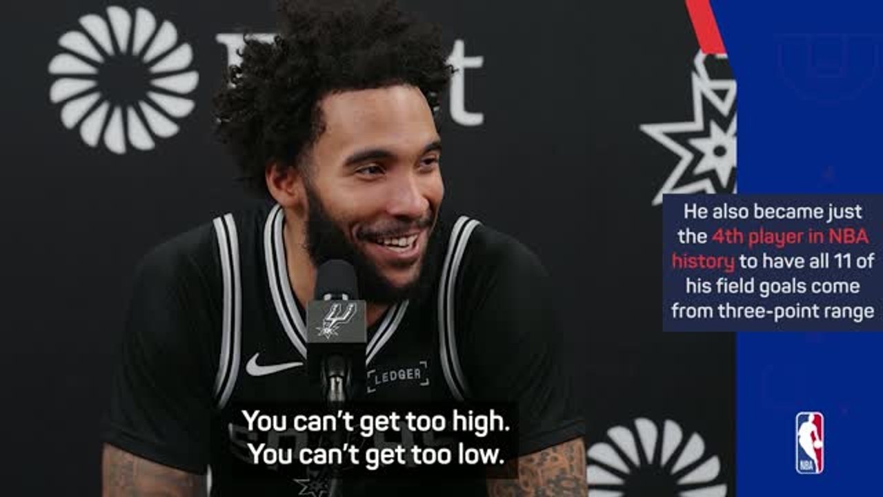 Champagnie sets franchise record as Spurs avenge NBA Cup final defeat