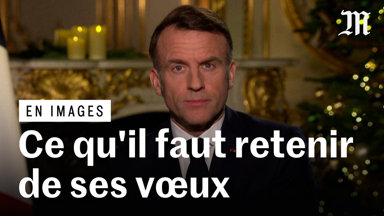 Voici ce qu'il faut retenir des avant-derniers vœux d'Emmanuel Macron