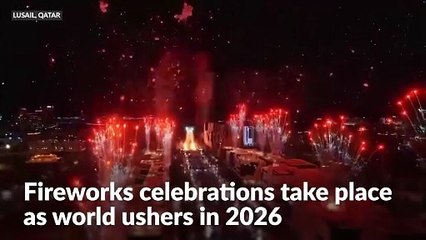 Fireworks celebrations take place as world ushers in 2026