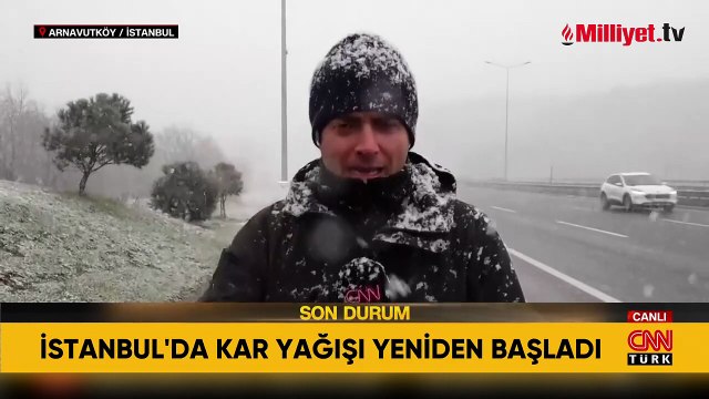 Meteoroloji uyarmıştı! İstanbul'da lapa lapa kar yağışı başladı