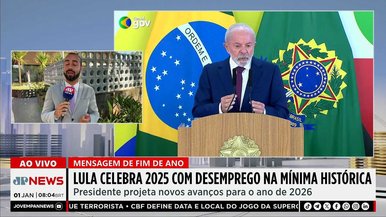 Lula celebra 2025 com números do desemprego e r...