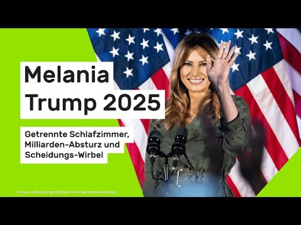 Melania Trump 2025: Getrennte Schlafzimmer, Milliarden-Absturz und Scheidungs-Wirbel