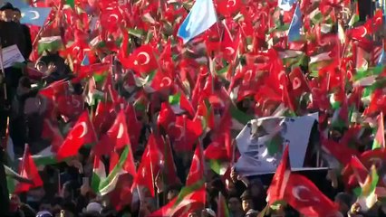 Filistin’e destek yürüyüşü: İstanbul'dan dünyaya "Gazze" mesajı!