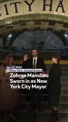 Zohran Mamdani Sworn in as New York City Mayor
