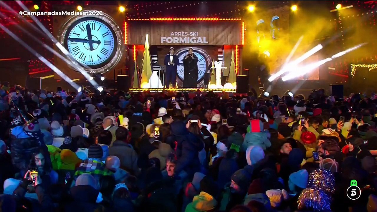 Campanadas 2025 en Mediaset con Sandra Barneda y Xuso Jones