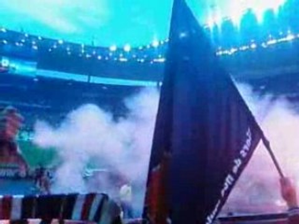 Ambiance entrée des joueurs psg ol finale coupe de france