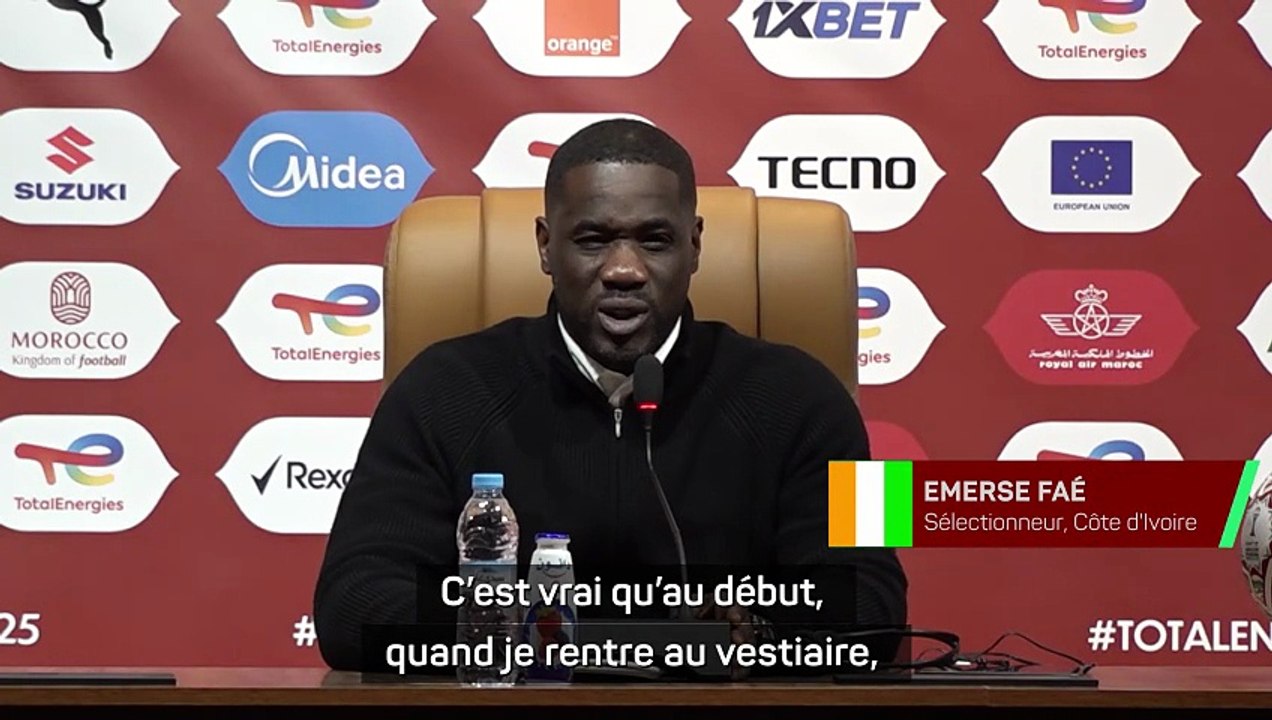 Faé : "À la mi-temps, je voulais faire trois changements !"