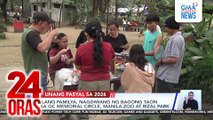 Ilang pamilya, nagdiwang ng bagong taon sa QC Memorial Circle, Manila Zoo at Rizal Park | 24 Oras
