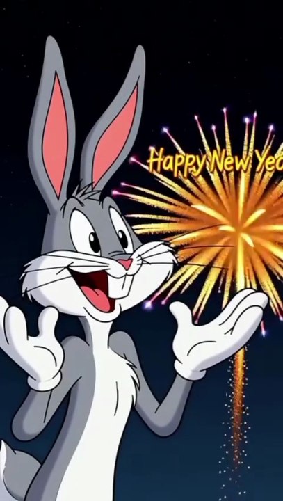 Bugs Bunny Welcome New year