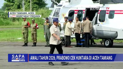 Awali Tahun 2026, Presiden Prabowo Tinjau Pembangunan Huntara untuk Korban Bencana | SAPA MALAM