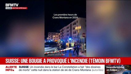 Suisse: ce que l'on sait de l'incendie mortel dans un bar de la station de ski de Crans-Montana