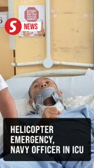 Navy officer in ICU after helicopter emergency landing in Klebang