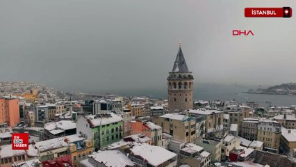 İstanbul’da  kar yağışı yüksek kesimlerde etkisini artırdı