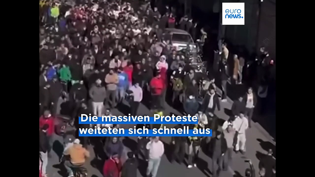 Die größten Unruhen im Iran seit 2022: Was wir bisher wissen