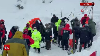 Artvin'de çığ altında kalan çobanlardan birinin daha cansız bedeni bulundu