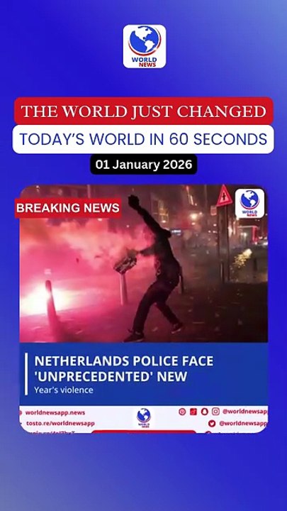 Netherlands police face 'unprecedented' New Year's violence