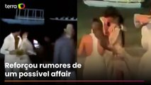 Vídeo mostra Bruna Marquezine e Shawn Mendes se beijando na virada do ano em Alagoas