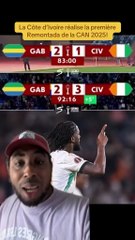 La Côte d’Ivoire réalise la première remontada de cette CAN 2025 face au Gabon