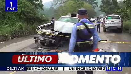Un hombre pierde la vida y una mujer resulta herida en accidente de tránsito en Cofradía, Cortés