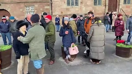 Monmouthshire Hunt, which dates back nearly 200 years, met in Monmouth for its annual New Year's Day ride