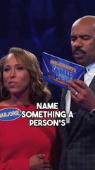 Steve Harvey Watches as His Wife Takes the Fast Money Stage on Celebrity Family Feud