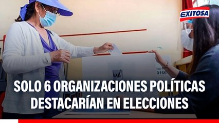 Elecciones 2026: Solo 6 organizaciones políticas destacarán en el proceso, según experta