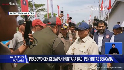 Prabowo Menilik Pembangunan Huntara, Rencana Akan Diserahkan ke Warga pada 8 Januari 2026
