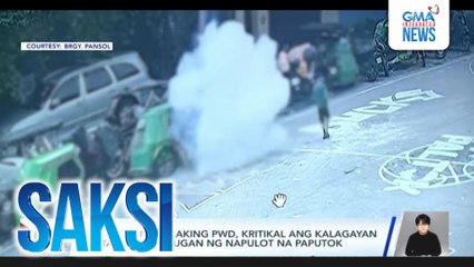 13-anyos na lalaking PWD, kritikal ang kalagayan matapos masabugan ng napulot na paputok | Saksi